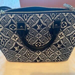 Louis Vuitton Jacquard Speedy 25 Bouduliere